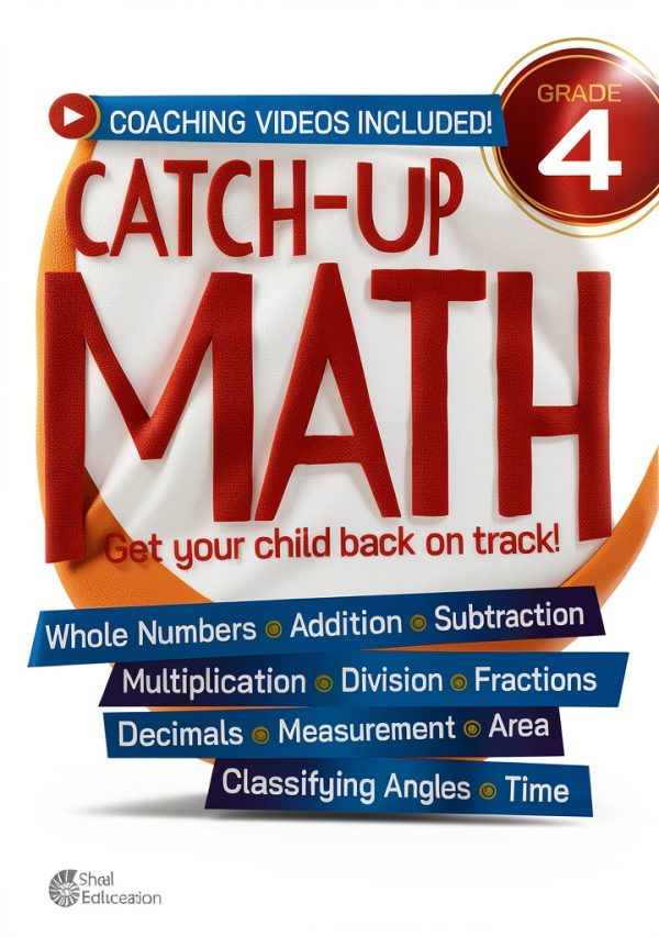 Shell Education Catch-Up Math Print Replica Workbook 2024 Edition-0