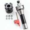 R8 FMB22 7/16-20 Shank Face End Mill Arbor and 1.97"/50mm Cutting Diameter 4 Flute EMR 5R50-22-4T CNC Face End Milling Shell Cutter with 10Pcs RPMW1003 Round Carbide Inserts and T15 Wrench-1
