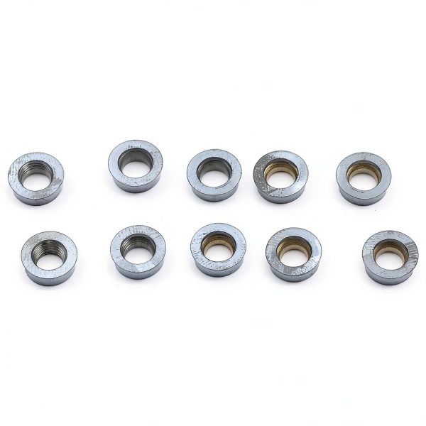 R8 FMB22 7/16-20 Shank Face End Mill Arbor and 1.97"/50mm Cutting Diameter 4 Flute EMR 5R50-22-4T CNC Face End Milling Shell Cutter with 10Pcs RPMW1003 Round Carbide Inserts and T15 Wrench-5