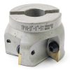 CME 3" 90° Indexable Face Mill w/ MT2 Arbor, TPG322 Inserts Included, 5 Flutes-5