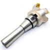 2.5 Inch Face Milling Cutter Holder LingGan KM12 63MM with R8 Shank-2