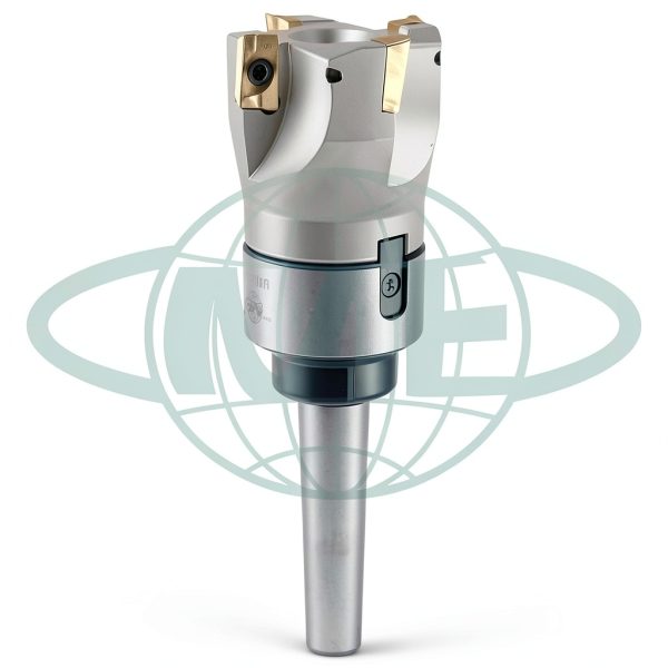 CME 2" 90° Indexable Face Mill with MT2 Arbor and APKT1604 Inserts-3