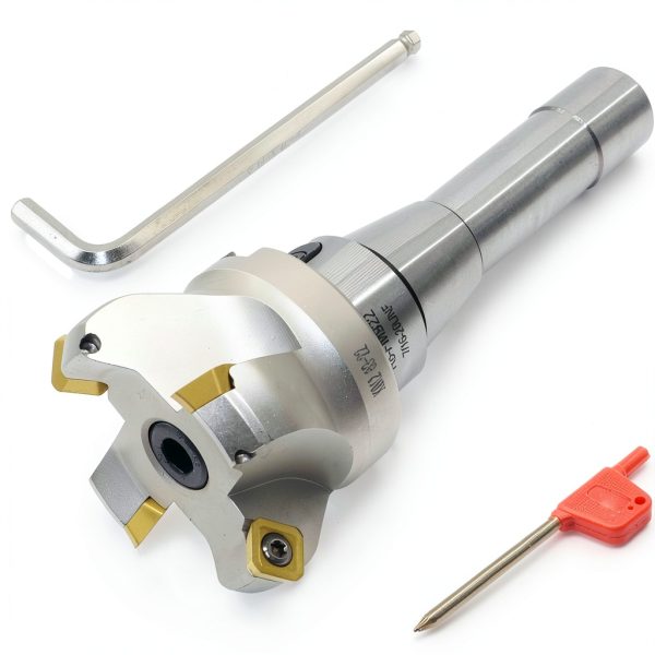 2.5 Inch Face Milling Cutter Holder LingGan KM12 63MM with R8 Shank-5