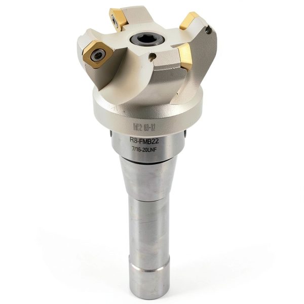 2.5 Inch Face Milling Cutter Holder LingGan KM12 63MM with R8 Shank-3