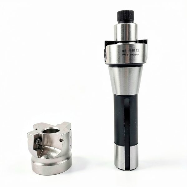 R8 Face Mill KRACIVA 400R 50MM 90° Arbor with Four-Slot Design-2