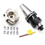 CAT40-FMB27-60 BestParts 6-Flute 80mm Face End Mill with Inserts-0