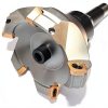 3.15" Face Shell Mill Cutter 45 Degree 5 Flutes R8 Face Milling Cutter W Inserts-0