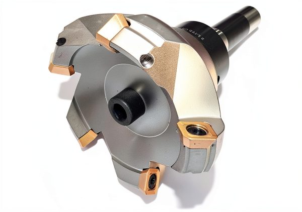 3.15" Face Shell Mill Cutter 45 Degree 5 Flutes R8 Face Milling Cutter W Inserts-0