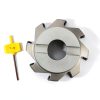 OSCARBIDE 5" x1-1/2 Indexable Face Mill, 1-1/2" Arbor Hole, 5" Cutting Diameter, Coolant Thru, 8 Flutes, 90°, 8pcs APKT1604 Inserts-4